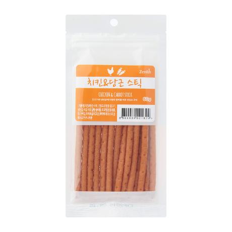 Bow Wow Zenith Chicken & Carrot Stick Dog Treat 60g - Kohepets