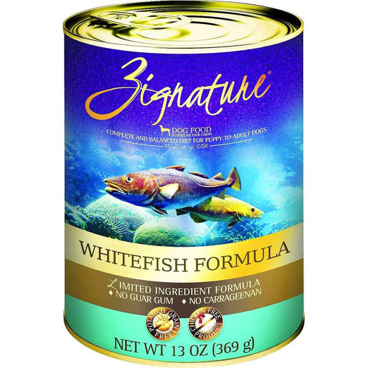 Zignature Whitefish Grain Free Canned Dog Food 369g - Kohepets