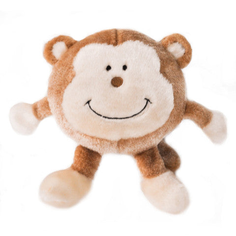 ZippyPaws Brainey Monkey Dog Toy - Kohepets