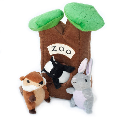 ZippyPaws Burrow XL Zoo Dog Toy - Kohepets