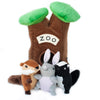 ZippyPaws Burrow XL Zoo Dog Toy - Kohepets
