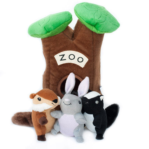 ZippyPaws Burrow XL Zoo Dog Toy - Kohepets