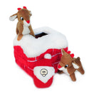 ZippyPaws Christmas Burrow Chimney Dog Toy