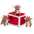 ZippyPaws Christmas Burrow Reindeer Pen Dog Toy - Kohepets