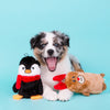 ZippyPaws Christmas Large Buddies Penguin Dog Toy - Kohepets