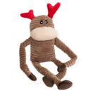 ZippyPaws Christmas Crinkle Reindeer Dog Toy