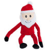 ZippyPaws Christmas Crinkle Santa Dog Toy - Kohepets