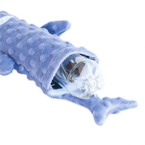ZippyPaws Deluxe Bottle Crusherz Dolphin Dog Toy - Kohepets