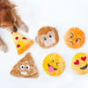 ZippyPaws Emojiz Angry Face Dog Toy - Kohepets