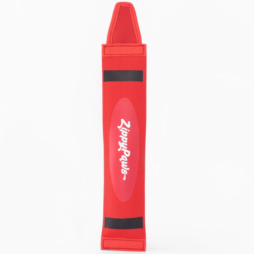 ZippyPaws Firehose Crayon Red Dog Toy - Kohepets