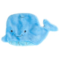 ZippyPaws Squeakie Flattiez Wiley the Whale Dog Toy - Kohepets