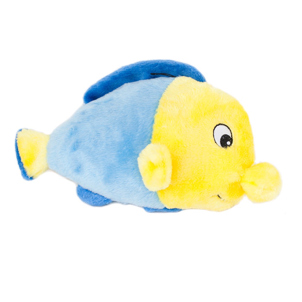 ZippyPaws Grunterz Finn The Fish Dog Toy - Kohepets