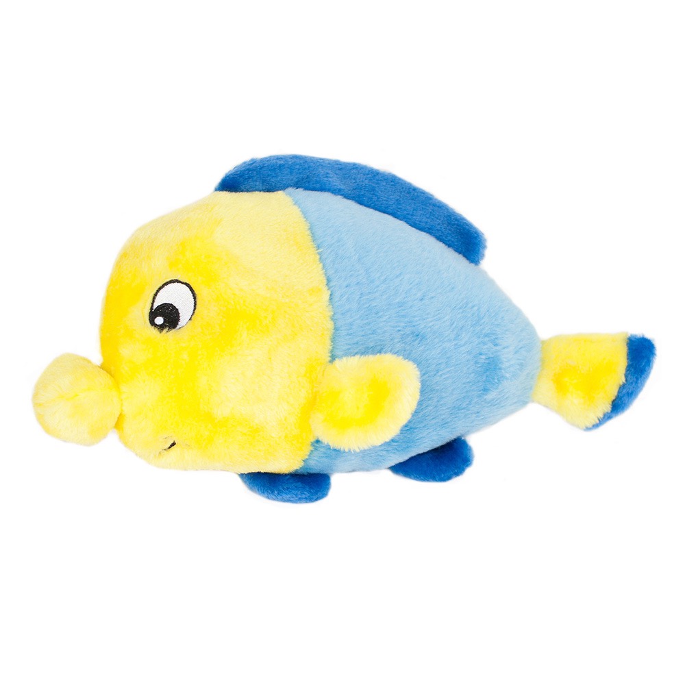 ZippyPaws Grunterz Finn The Fish Dog Toy - Kohepets