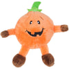 ZippyPaws Halloween Brainey Pumpkin Dog Toy - Kohepets