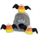 ZippyPaws Halloween Burrow Spooky Gravestone Dog Toy