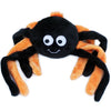 ZippyPaws Halloween Grunterz Orange Spider Dog Toy - Kohepets