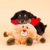ZippyPaws Holiday Brainey Reindeer Dog Toy - Kohepets