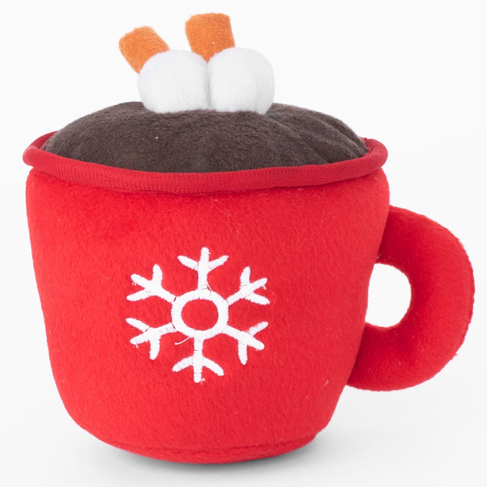 ZippyPaws Holiday Hot Cocoa Dog Toy - Kohepets