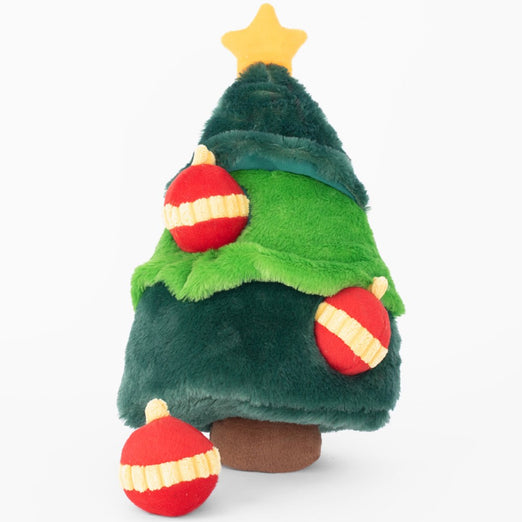 ZippyPaws Holiday Zippy Burrow Christmas Tree Dog Toy - Kohepets