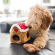 ZippyPaws Holiday Zippy Burrow Gingerbread House Dog Toy - Kohepets