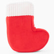 ZippyPaws Holiday Zippy Burrow Naughty or Nice Stocking Plush Dog Toy - Kohepets