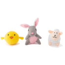 ZippyPaws Miniz Easter Friends 3-Pack Dog Toys