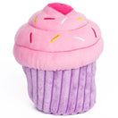ZippyPaws NomNomz Cupcake Pink Dog Toy