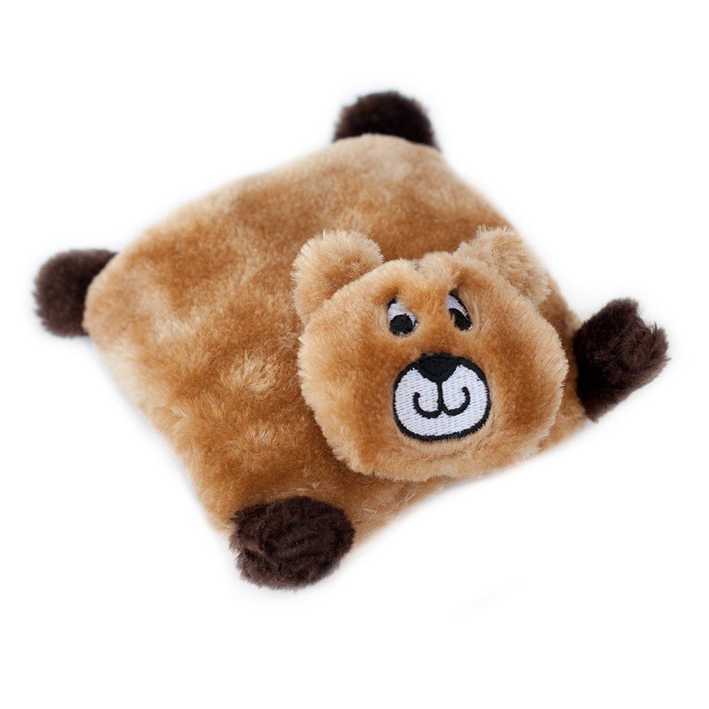 ZippyPaws Squeakie Pad Bear Dog Toy - Kohepets