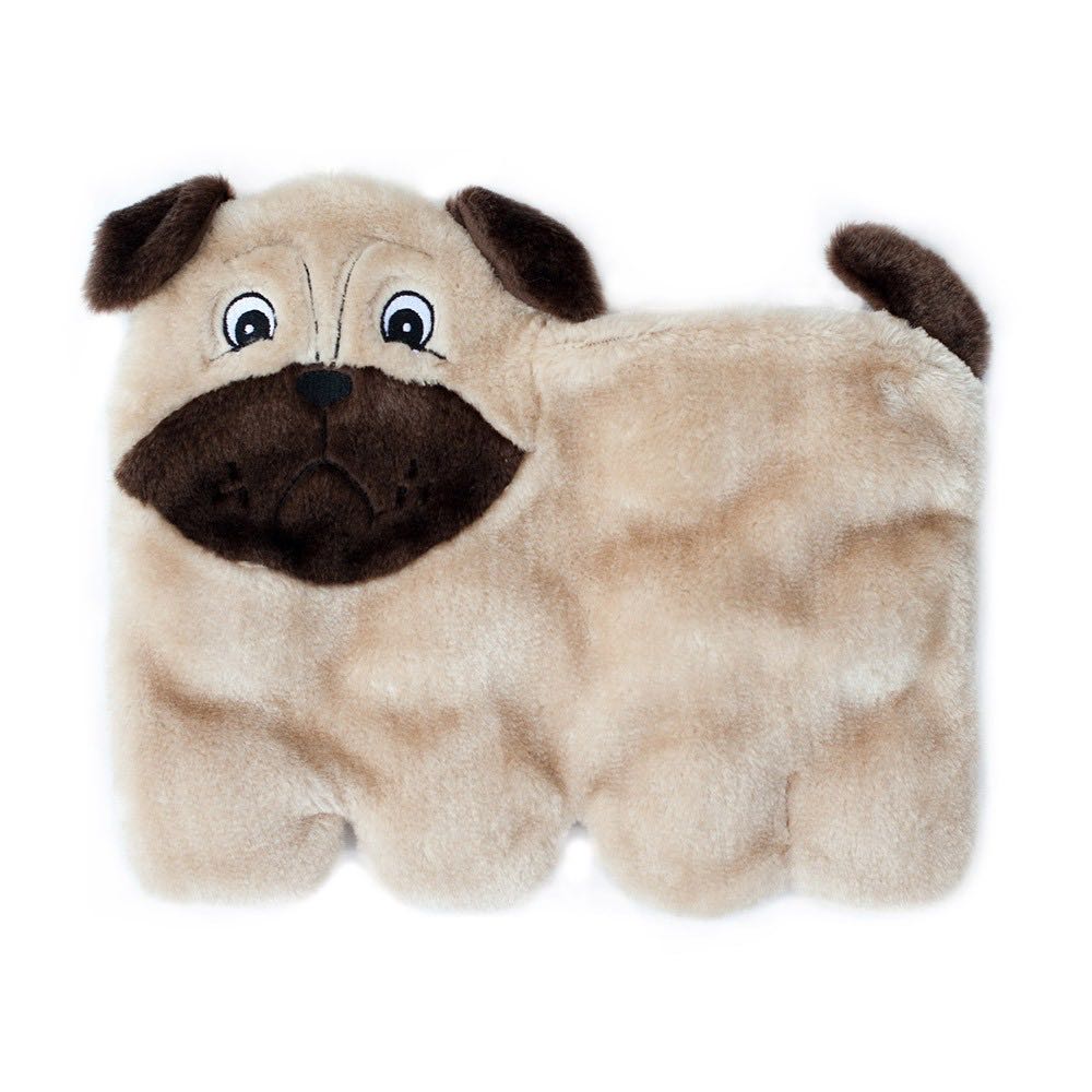 ZippyPaws Squeakie Pup Pug Dog Toy - Kohepets