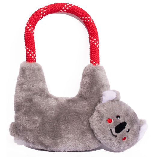ZippyPaws Ropehangerz Koala Plush Dog Toy - Kohepets
