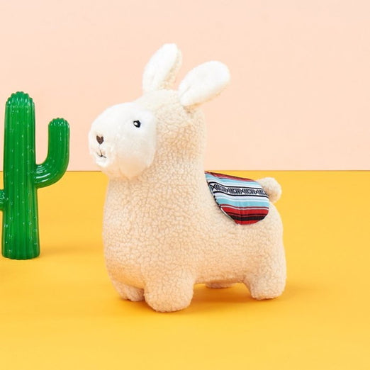 ZippyPaws Storybook Snugglerz Liam The Llama Dog Toy - Kohepets