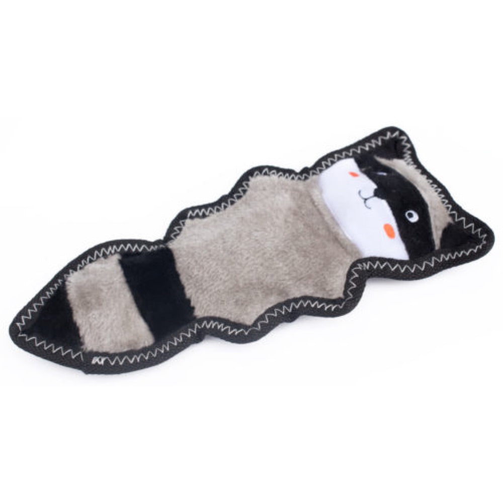ZippyPaws Z-Stitch Skinny Peltz Raccoon Dog Toy - Kohepets