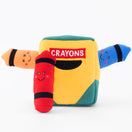 ZippyPaws Zippy Burrow Crayon Box Dog Toy
