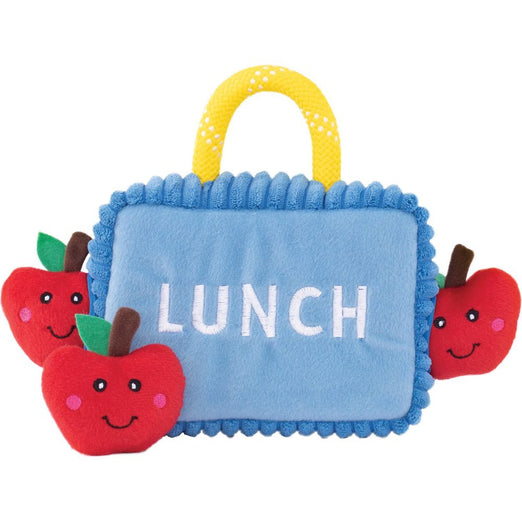 ZippyPaws Zippy Burrow Lunchbox With Apples Dog Toy - Kohepets