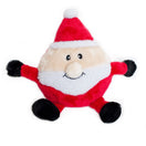 ZippyPaws Holiday Brainey Santa Dog Toy