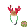 ZippyPaws Holiday LED Antler Headband - Kohepets