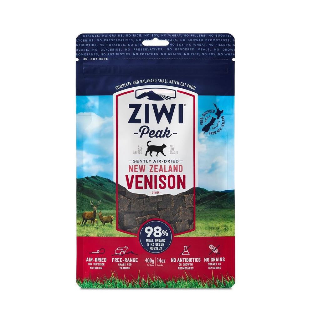 ZiwiPeak Air-Dried Venison Cat Food 400g - Kohepets