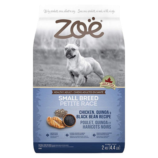 25% OFF: Zoe Chicken, Quinoa & Black Bean Recipe Small Breed Dry Dog Food 2kg - Kohepets