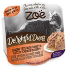 Zoe Delightful Duets Turkey & Chicken Gravy Grain-Free Wet Cat Food 80g