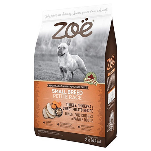 25% OFF: Zoe Turkey, Chickpea & Sweet Potato Recipe Small Breed Dry Dog Food 2kg - Kohepets