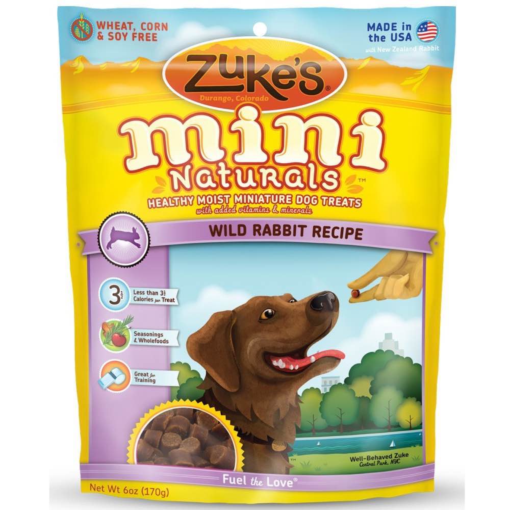 Zuke's Mini Naturals Wild Rabbit Dog Treats 170g - Kohepets