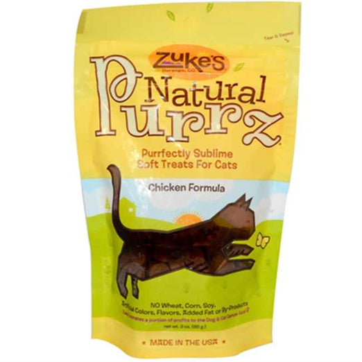 Zuke's Natural Purrz Soft Treats for Cats Chicken Formula - Kohepets